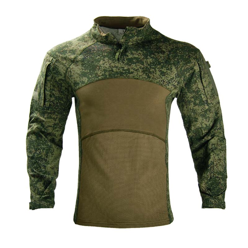 Hunting Outdoor Shirts - قميص تكتيكي مموه للرجال قابل للتنفس،
