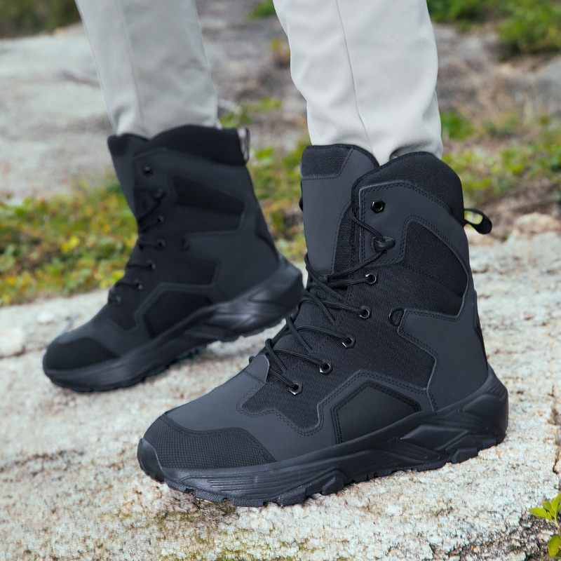 Wildman Hunting & Outdoor Vanderbijlpark - أحذية تكتيكية رجالية برباط، أحذية تدريب