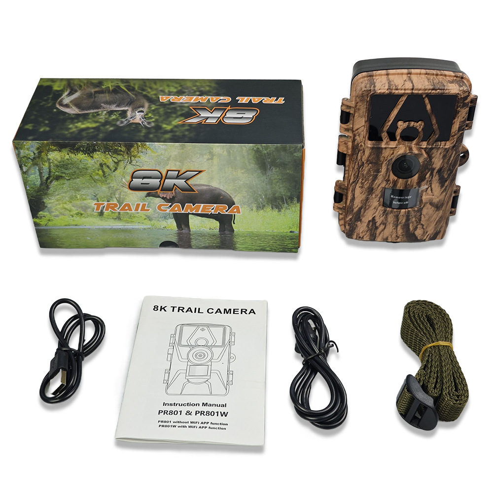 كاميرا PR801W فائقة الوضوح بدق - مراجعة Outdoor Hunting Camera Wifi وسعره